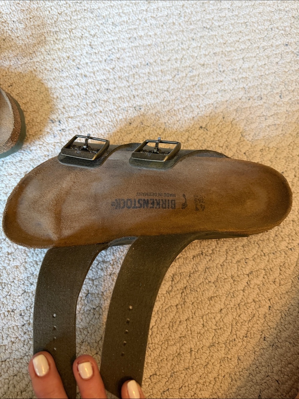 Birkenstock Arizona Sandal in Army Green Camo - Picture 3 of 9